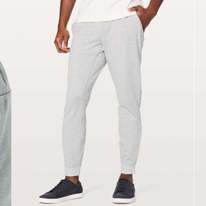 Lululemon City Sweat Pant Slim Heathered Ultra Light Grey Sea Salt XS